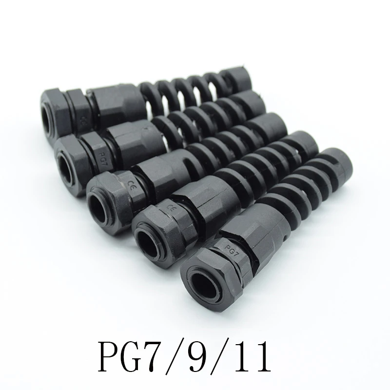 uxcell PG13.5 M18 Cable Gland Waterproof Plastic Joint Adjustable Locknut for 6-11mm 5-10mm Dia Cable Wire 16Pcs uxcell PG13.5 M18 Cable Gland Waterproof Plastic Joint Adjustable Locknut for 6-11mm 5-10mm Dia Cable Wire 16Pcs