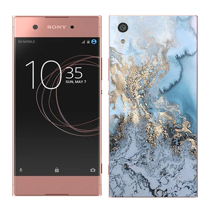 Мягкий чехол из ТПУ для sony Xperia XA1, чехол для телефона с пейзажем, чехол s для sony XA1 G3121 G3112 G3123 G3116, двойной чехол 5,0"