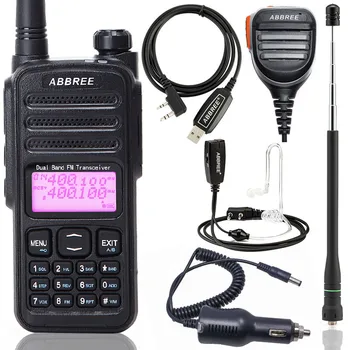 

ABBREE AR-52 Cross Band Repeater Duplex Repeater Duplex Work Mode Dual Band Dual Receiving Dual PTT Walkie Talkie Portable Radio