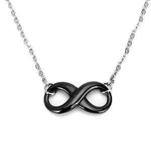 Simple Ceramic Infinity Necklace For 