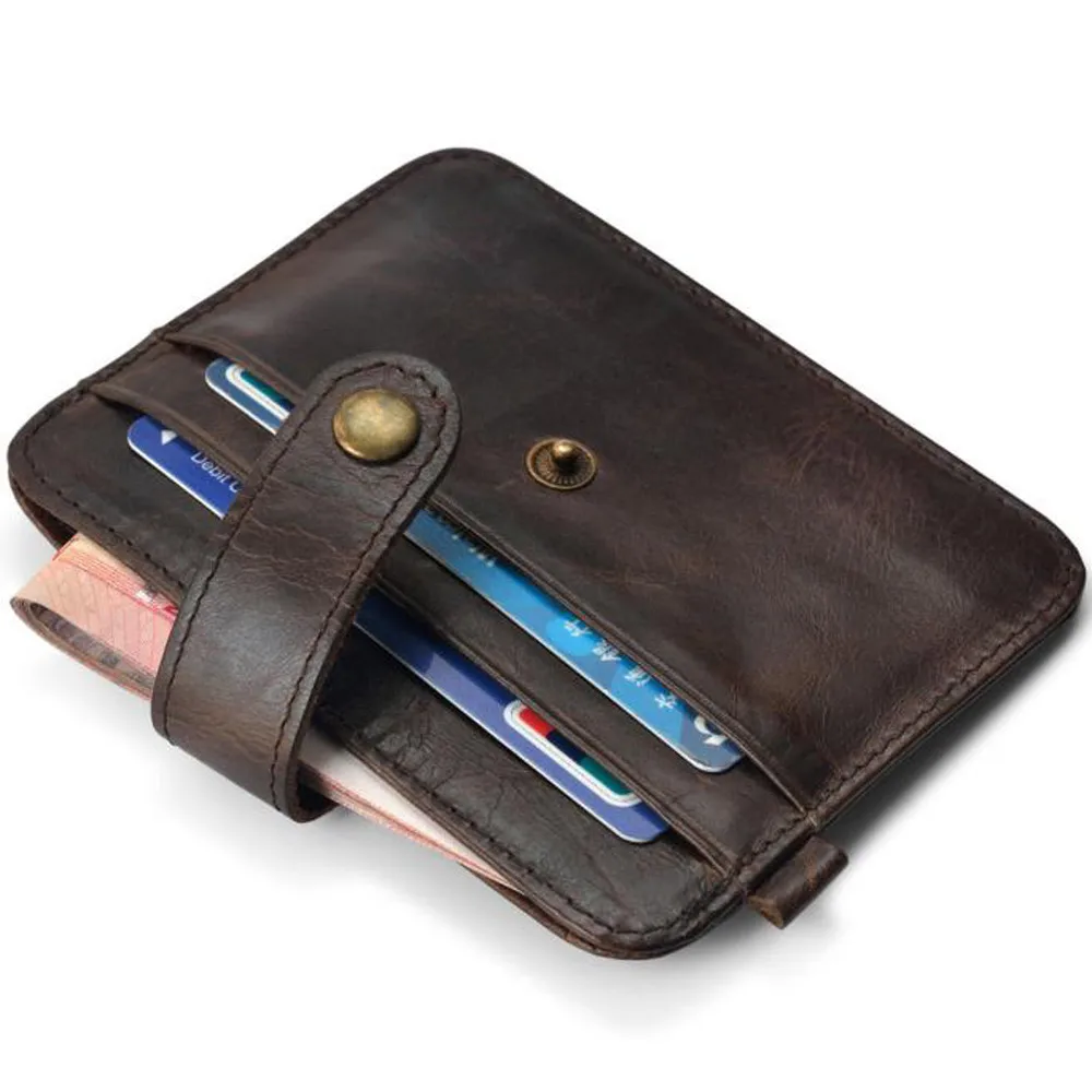 2018 Men Wallets Slim Credit Card Holder Mini Wallet ID Case Purse Pouch Super Quality Carteira 