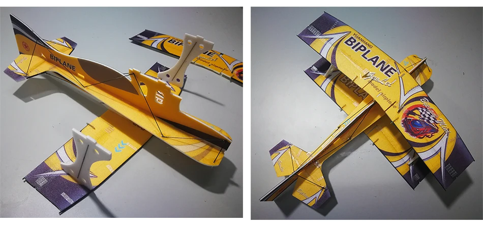 Мини-биплан Hornet 3D с фиксированным крылом RC модель самолета Модель самолета Epp D доска мини крытый и открытый f3p