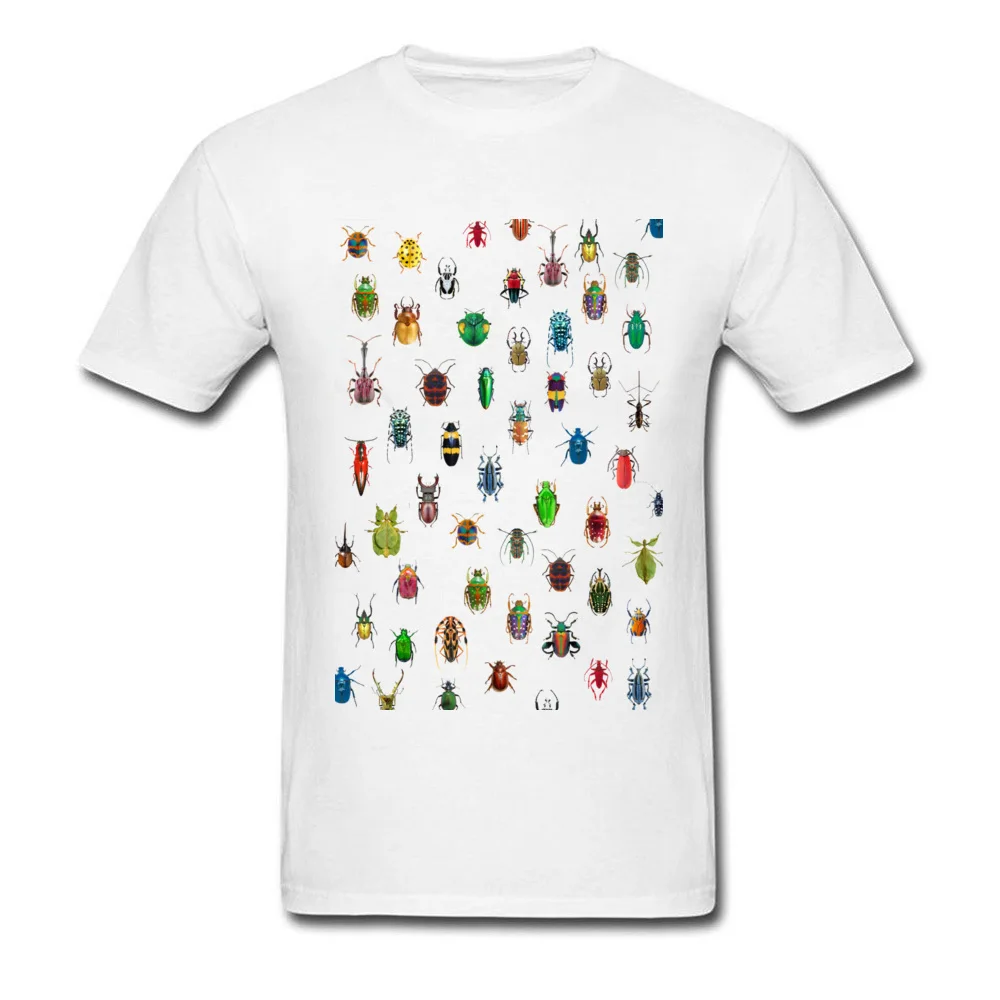 Bugs Men Slim Fit Normal Tops T Shirt Round Neck Mother Day Pure Cotton T-Shirt Design Short Sleeve Tops Shirts Bugs white
