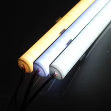 2 шт. 50 см светодиодный светильник 5730 5630 алюминиевый светодиодный светильник с жесткой полосой l-образная форма для настенного углового кухонного шкафа светильник