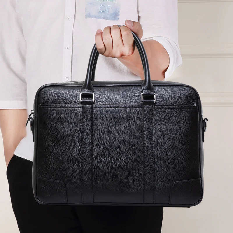 Мужской портфель для ноутбука из натуральной кожи, сумка из воловьей кожи, мужская деловая сумка через плечо, сумки на плечо для мужчин, сумка