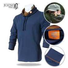 Мужская тактическая уличная с длинным рукавом дышащая спортивная рубашка для велоспорта Мужская многофункциональная походная альпинистская походная хлопковая куртка топы