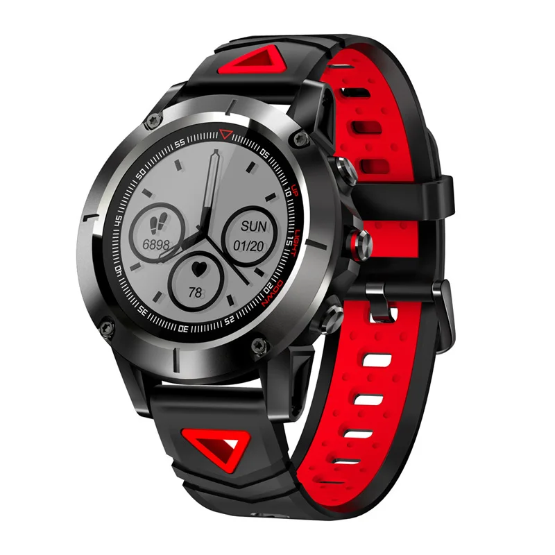 

G01 Transparent Screen GPS Smart Watch Heart Rate Monitor Blood Pressure Sport Activity Tracker IP68 Swimmable for IOS Android