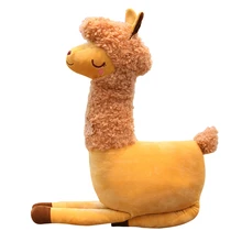 55 см Kawaii коричневый Альпака ламы плюшевые игрушки куклы животного чучело куклы японский мягкие плюшевые Alpacasso для детей подарки на день рождения