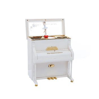 

NICEXMAS 1pc Music Box Creative Clockwork Dancing Girl Rotating Cartoon Piano Meloy Box Musical Box for Kids Childen Girls