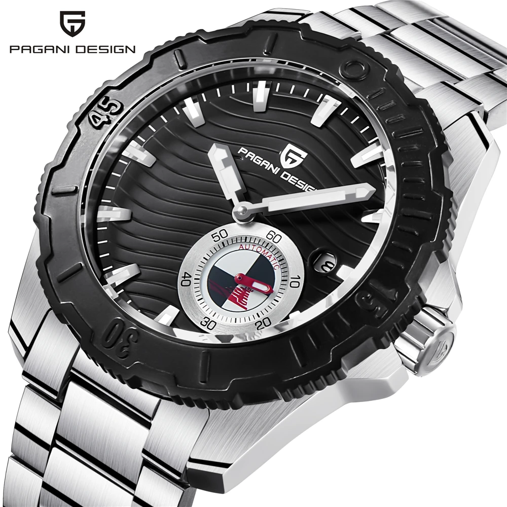 Men's Machinery Stainless Steel Waterproof Watch 1 Img28281_