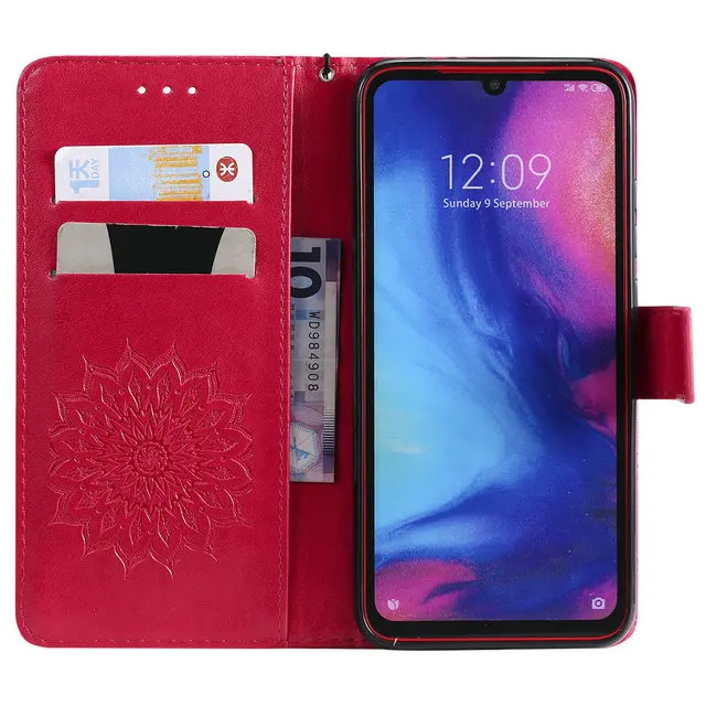 Carved Boho Flower Flip Xiaomi Case