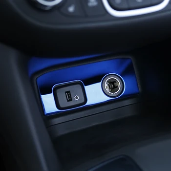 

Stainless steel LHD Car cigarette Lighter panel decoration Cover Trim For Chevrolet Equinox 2017 2018 accessories Car styling