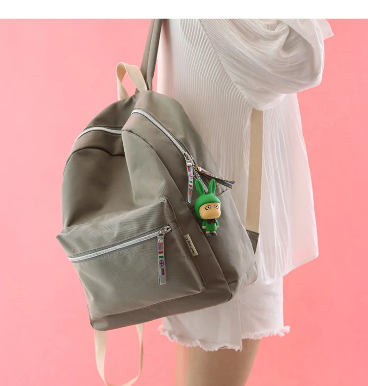 Простой свежий дизайн, чистый цвет, Оксфорд, женский рюкзак, мода для девочек, сумка для отдыха, школьная, Студенческая, сумка для книг, водонепроницаемая, дорожная сумка