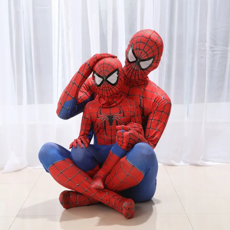 

Child the amazing homecoming spiderman iron spider Spider-Man Kids Superhero Lycra Zentai Halloween Costume Christmas boys adult