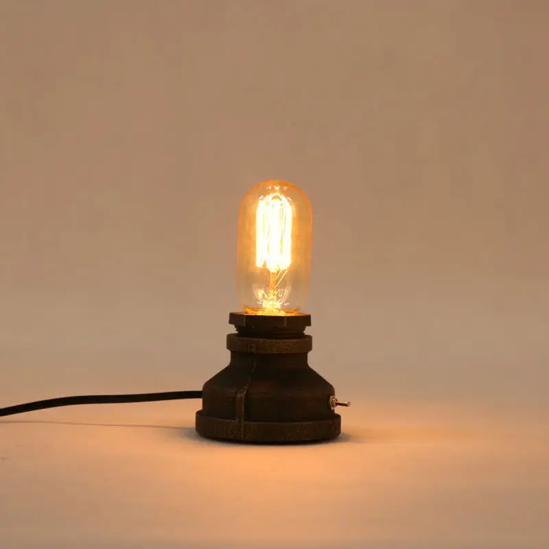 Vintage Loft E27 Base Holder Dimmable Table Lamp Edison ...