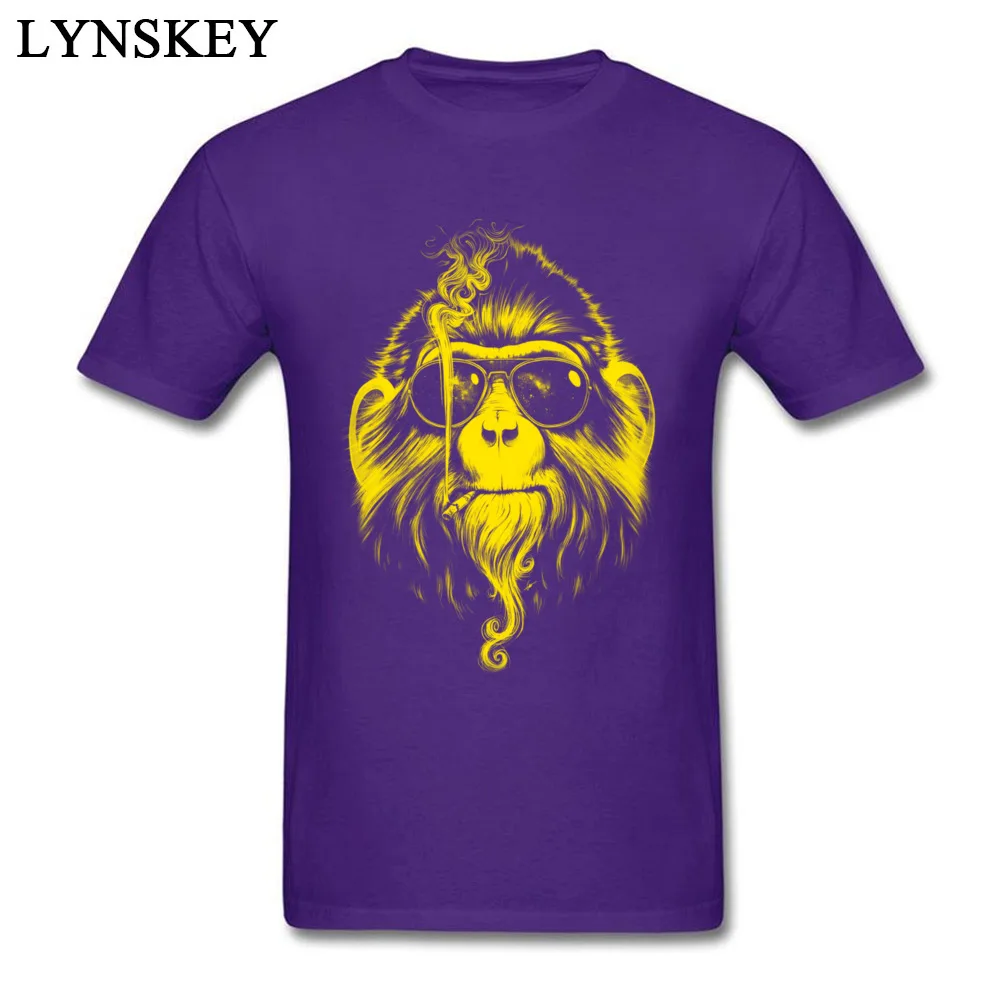 Men Funny 3D Printed Tops Tees Printing Round Collar Summer/Autumn Pure Cotton T-shirts Leisure Short Sleeve Clothing Shirt purple
