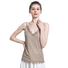 Пикантные кружевные топы для сна для женщин из камвоового волокна, жилет на бретельках, летнее повседневное удобное нижнее белье, топы, джемпер, Новинка