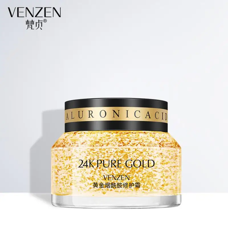 24K Gold Niacinamide восстановление лица Крем Осветляющий увлажняющий контроль жирности