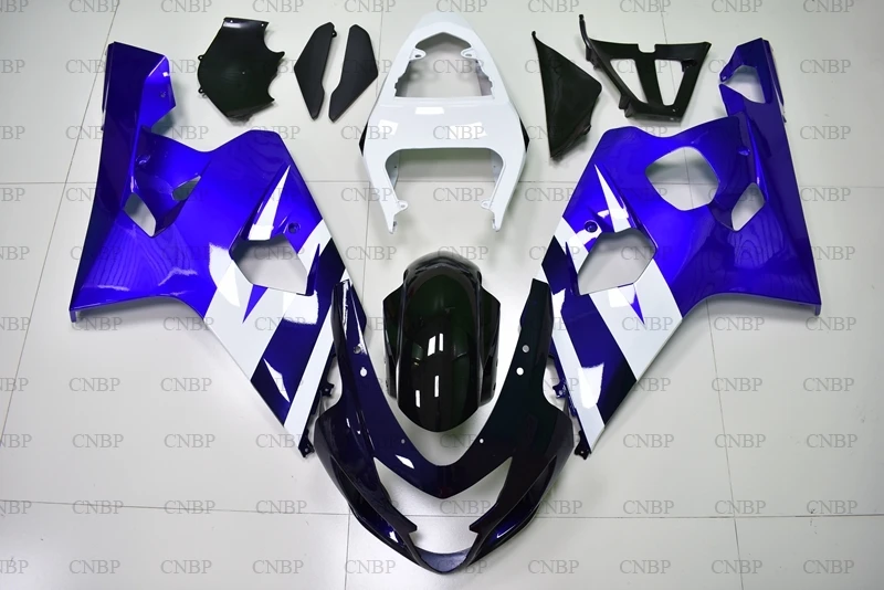 

for Suzuki GSXR600 2004 Motorcycle Fairing GSX-R600 2004 - 2005 K4 Blue White Black Fairing for Suzuki GSXR600 05 Bodywork
