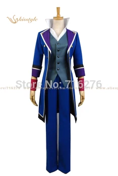 

Kisstyle Cosplay Anime K MUNAKATA REISHI Long Coat+Vest+Bow tie+Shirt+Belt+Trousers costume set Custom-made