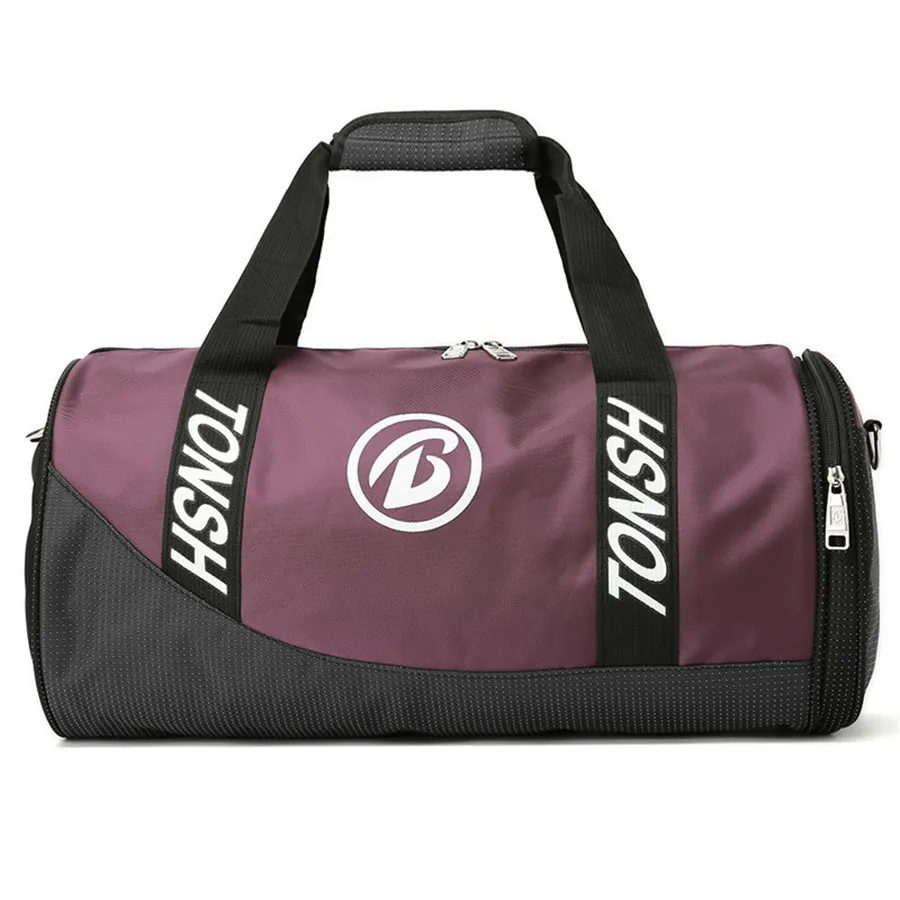 Спортивная сумка для спортзала, Большая вместительная обувь, сумка для фитнеса, Женская водонепроницаемая цилиндрическая сумка, мужская сумка на одно плечо, дорожная сумка для багажа