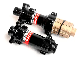 

340gSuper light mtb hubs novatec D411SB/D412SB Straight pull 6 bolt bearing mtb bike hubs 100x9 15 142x12 thru axle 24H disc hub