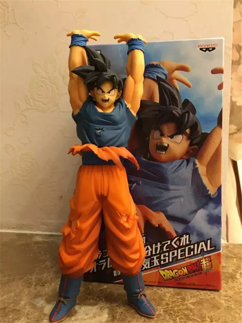 Japan Anime Figure Dragon Ball Z Son Goku Battle Genki Dama PVC Action