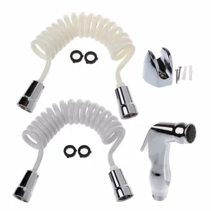 Ручной туалет спрей Биде Ванная комната опрыскиватель ПЭТ душевая головка опрыскиватель набор - изображение