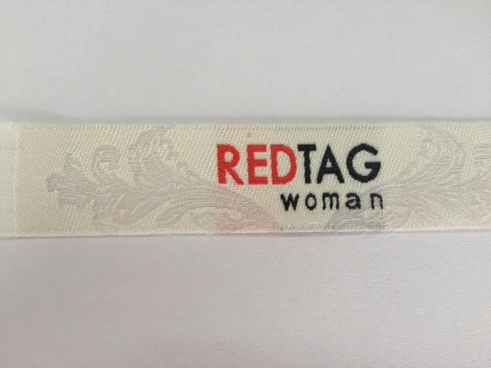 detail for woven label