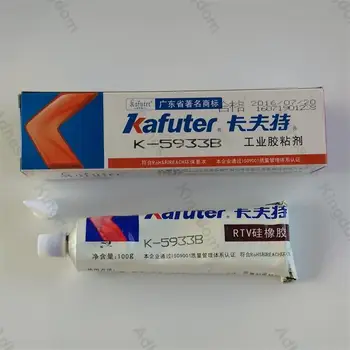 

5pcs Kafuter 100g K-5933B black industrial adhesives RTV one-component silicone electronic special sealant high temperature
