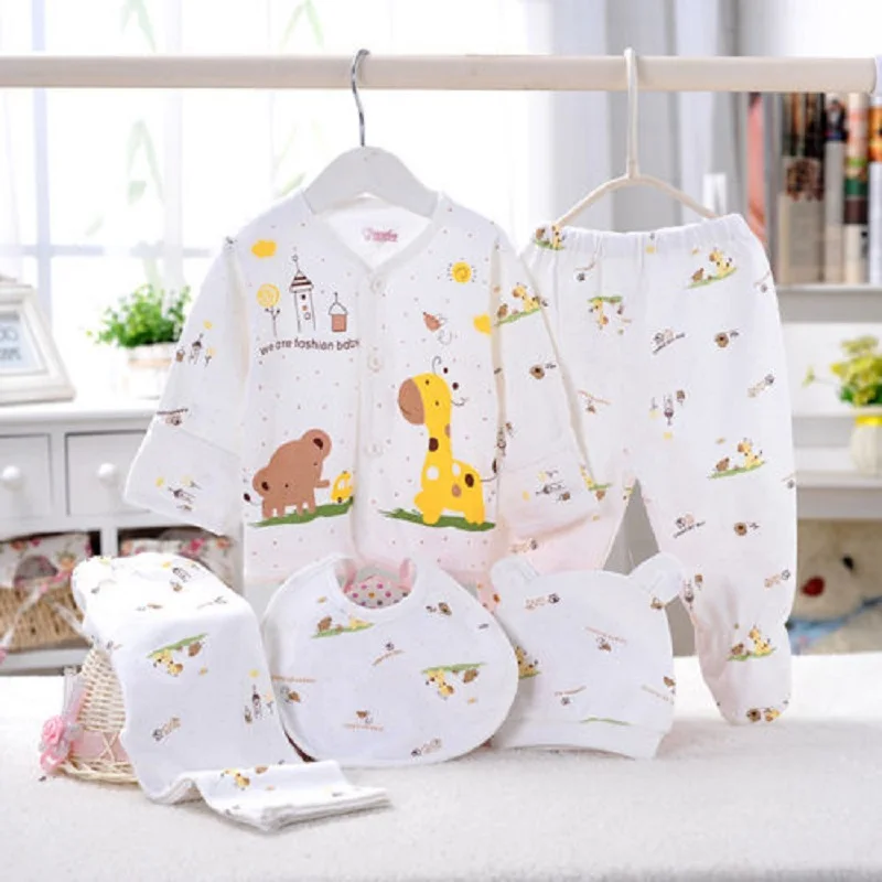 Футболка и штаны для новорожденных 0 3 месяцев 5 шт.|baby boy|girl baby clothes setinfant set |