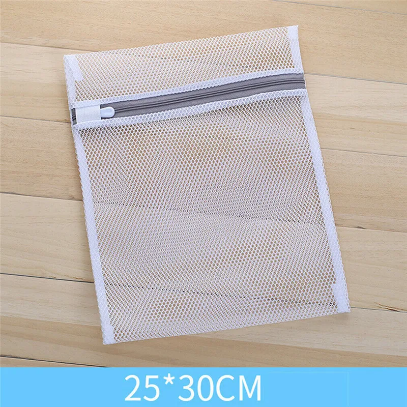 Clothes Washing Bag Mesh Wash Bag Lingerie Delicates Laundry Zipper 3 Sizes Underwear Washing Machine Clothes Protection Net