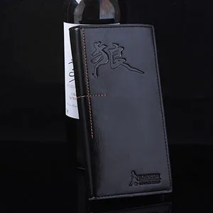 The new 2014 men's long purse More leisure for his wallet Men's suit is black brown bag boy's gift | Багаж и сумки