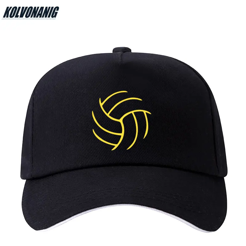 

2019 Summer Style High Quality Women Men's Snapback Hats Volleyballer Printed Baseball Cap Adjustable Cotton Unisex Hip Hop Caps