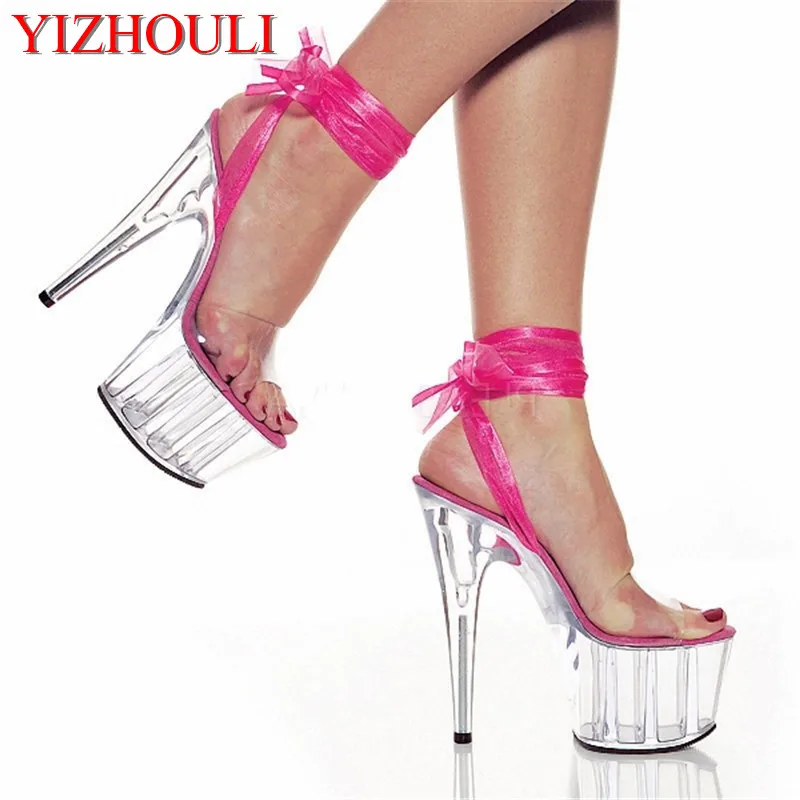 

Sexy Crystal 15CM Super High Heel Platforms Pole Dance/Performance/Star/Model Shoes, Wedding Shoes, 7 Colours