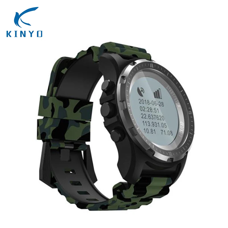 Kinyo Спорт на открытом воздухе smart watch gps HD дисплей электронный компас высота давление воздуха измерения температуры сердечный ритм PK H1