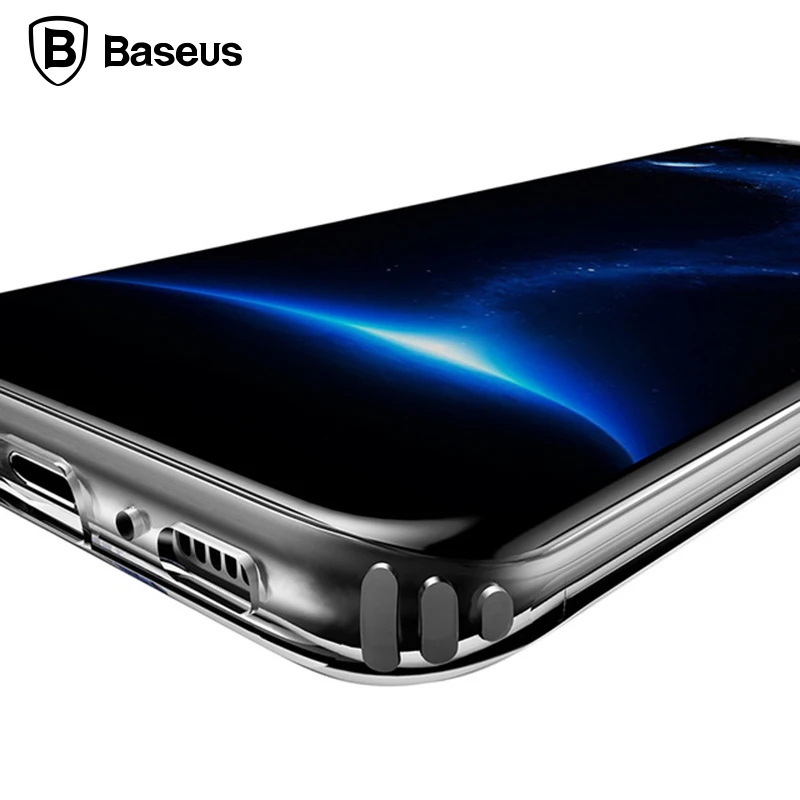 Baseus Silicone Case For Samsung Galaxy S8 / S8 Plus Luxury Clear Soft TPU Mobile Phone Case Cover For Galaxy S8 Plus Coque cases-for-s8+