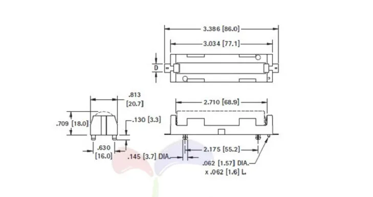 3,7 V 2*18650 Батарея Держатель Разъем чемодан коробка с на/выключения с кабелем 1/2/5/10 шт