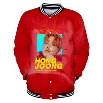 

ATEEZ 3D Printed Baseball Jackets Women/Men kpop Fashion Long Sleeve Jacket 2019 Hot Sale Casual Streetwear Clothes