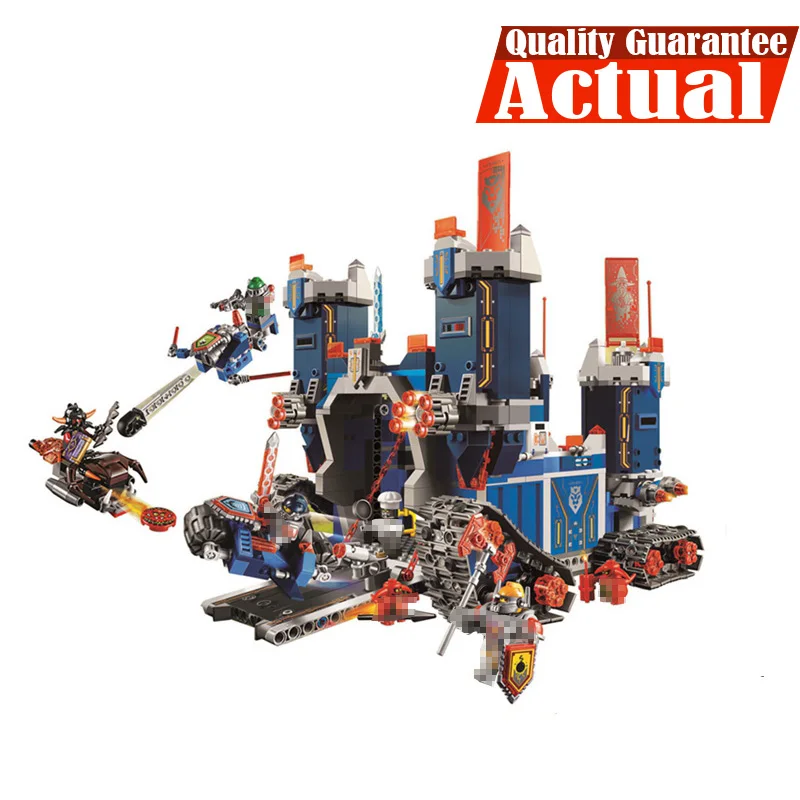 

Bela Nexus Knights The Fortrex 10490 1171pcs Building Blocks Bricks toys for children gift brinquedos compatible legoINGly 70317