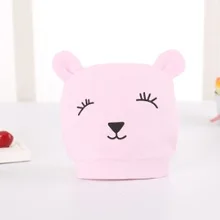 Хлопковая детская шапочка унисекс для новорожденных с 3 рисунками, Мягкая Милая шапочка для малышей, шапка для новорожденных мальчиков и девочек от 0 до 6 месяцев