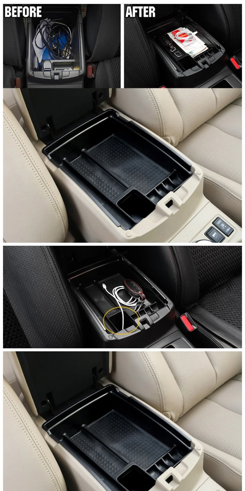 Подлокотник коробка для хранения центральная консоль Подходит для Nissan X-Trail XTRAIL T32 Rogue чехол для перчаток лоток