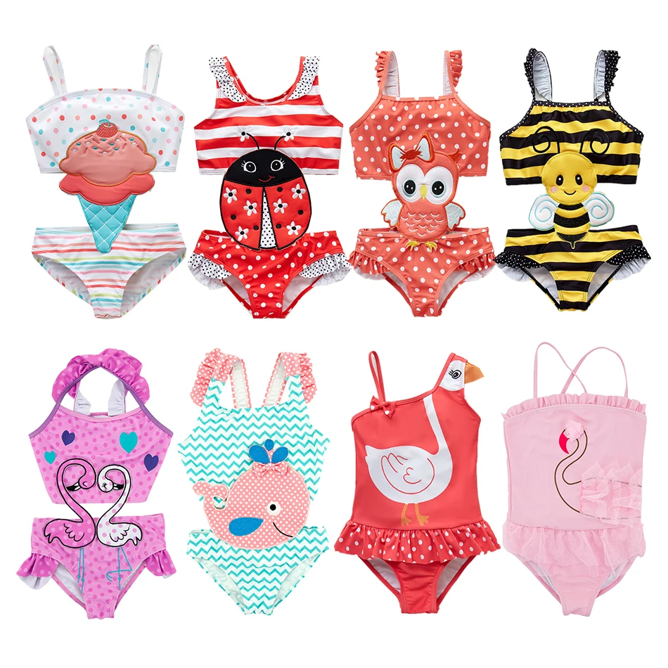 Enfant en bas âge infantile bébé maillot de bain filles pastèque maillot de bain natation plage bain Bikini mignon été une pièce natation bébé global