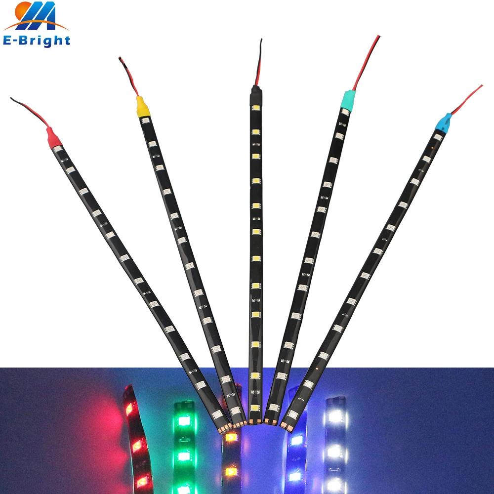 10 шт./лот 30 см 5050 12 SMD гибкая светодиодная лента декоративная лампа DC 12V