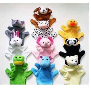 

Puppet Finger Toy Unisex Toys for Children and Kids Soft Toy Set Plush Hand Puppets Theater Dolls Zoo Animal Panda Cute Kwaii