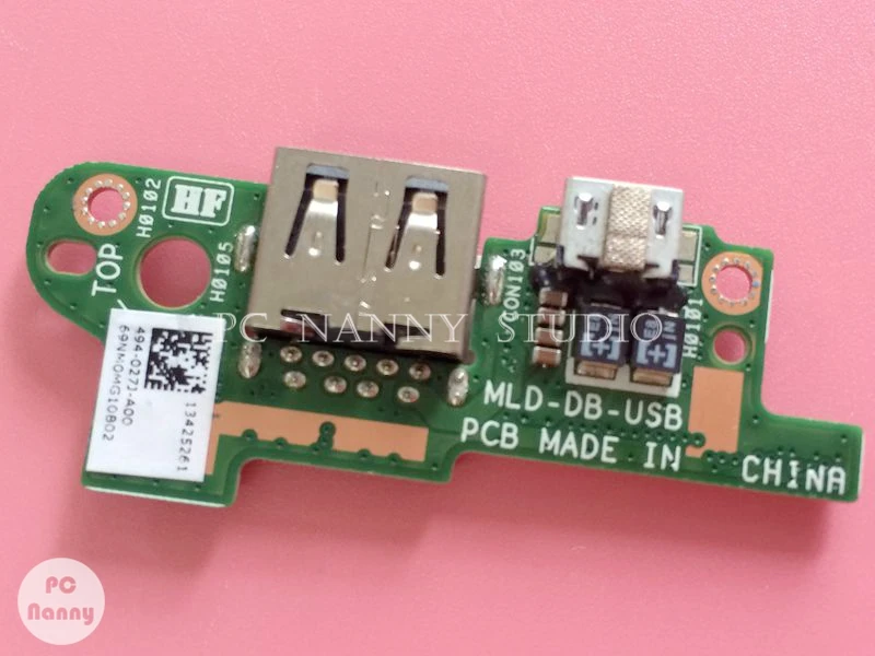 NOKOTION 0800-0EB2E00 для планшета Dell Venue 11 Pro 5130 печатная плата USB MXXC2 MLD-DB-USB 69NM0MG10B02 рабочая