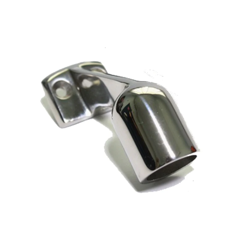 

316 Stainless Steel Marine boat Hand Rail Fitting End Stanchion For 7/8" 22mm Tubing