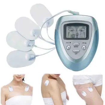 

Full Body Health Care Electric Slim Tens Acupuncture Slimming Massager Digital Therapy Machine 4 Pads For Neck Foot Leg massage