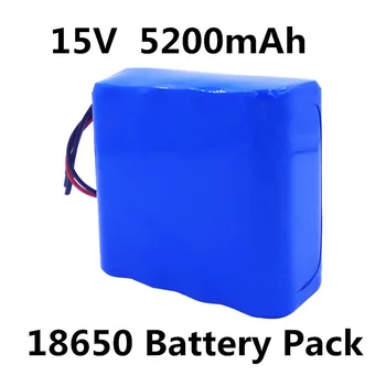 

15v 5200mah 14.8V rechargeable 18650 battery pack for external camera flash battery electric wireless drill saw+1A charger