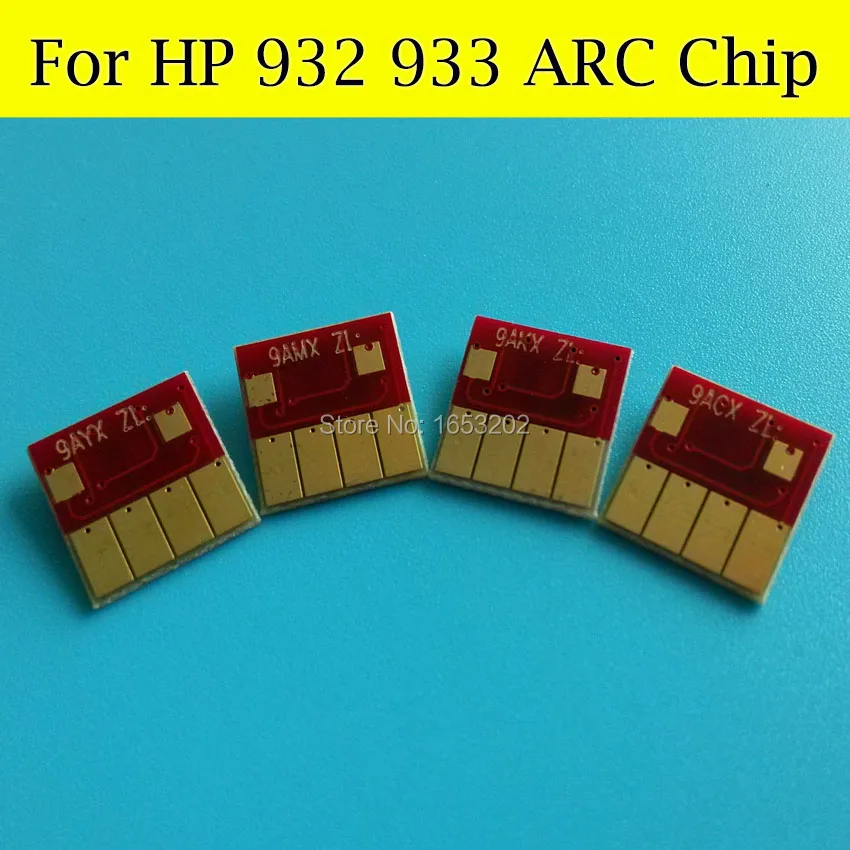 8 Pieces/Lot 932 933 Auto Reset Chip(Show Ink Level) For